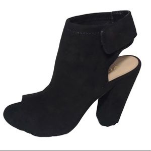 ALDO open toe and sling back ankle  bootie